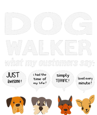 Dog Walker What My Customers Say Dog Lovers Pet Care Sweatshirt Cinch Pack Bag