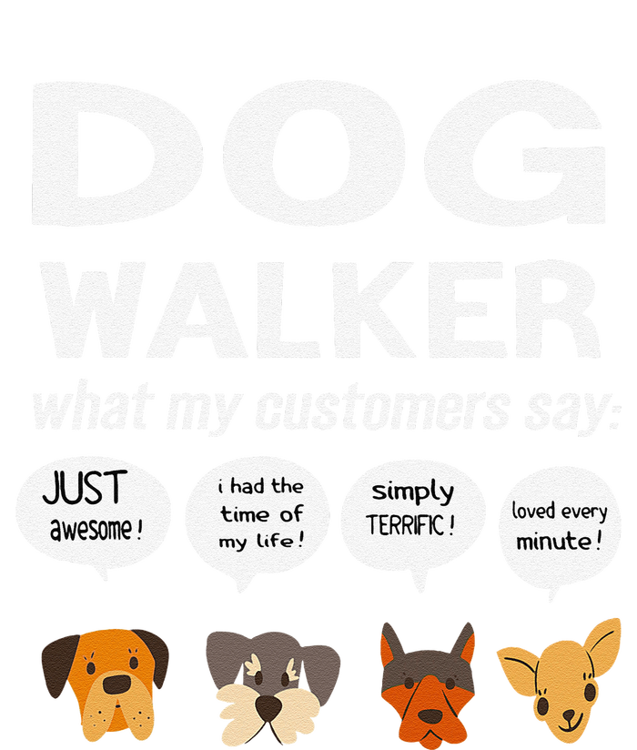 Dog Walker What My Customers Say Dog Lovers Pet Care Sweatshirt Cinch Pack Bag