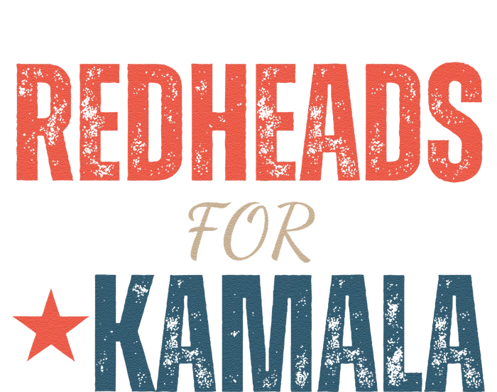 Redheads For Kamala 2024 Harris Walz Vintage T-Shirt