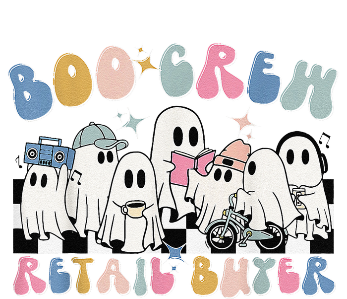 Groovy Boo Crew Retail Buyer Halloween Cute Ghost Cooling Performance Crew T-Shirt