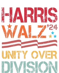 Harris Waltz 2024 Unity Over Division Kids Tie-Dye T-Shirt