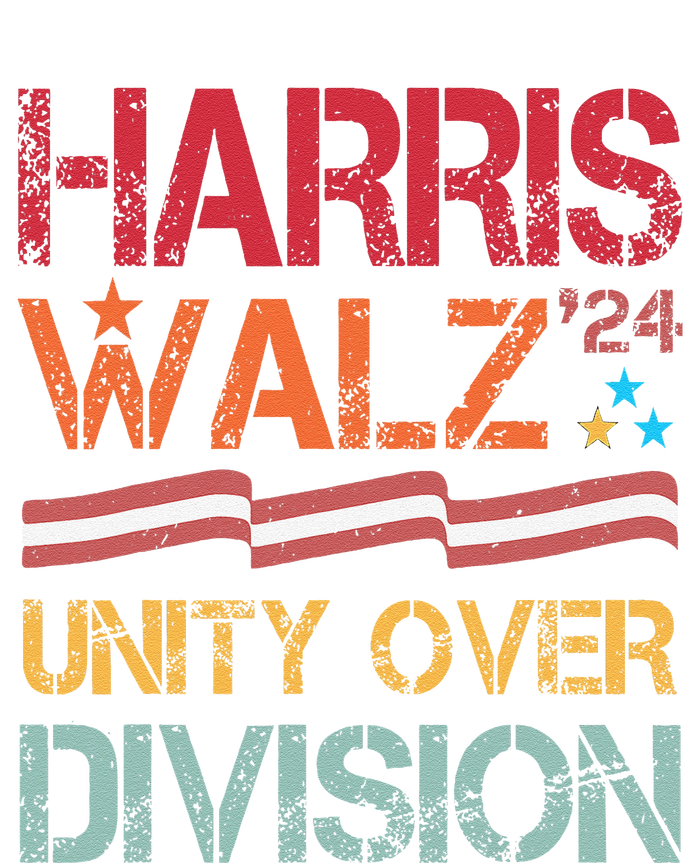 Harris Waltz 2024 Unity Over Division Kids Tie-Dye T-Shirt