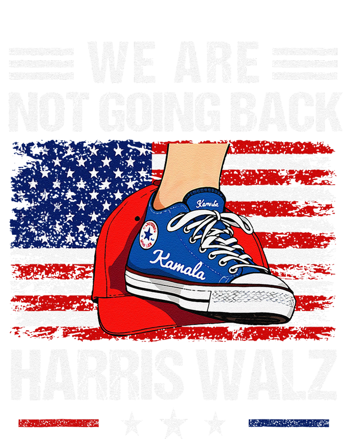 Stepping On Red Hat WeRe Not Going Back Harris Walz T-Shirt