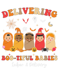 Retro Delivering Bootiful Babies Labor & Delivery Halloween Performance Sprint T-Shirt