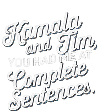 Kamala And Tim You Had Me At Complete Sentences PosiCharge Competitor Tank