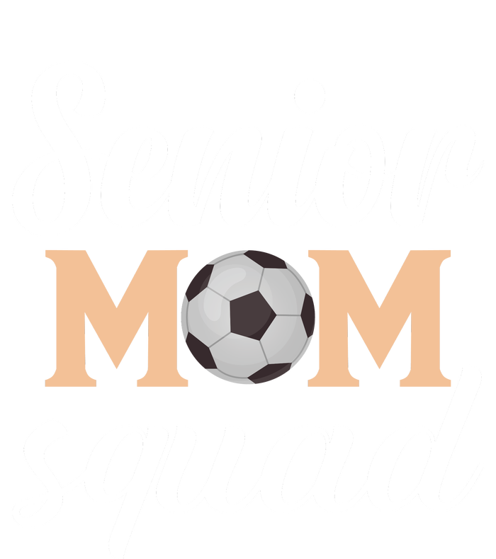 Senior Mom Squad Football Graphic Grommeted Golf Towel