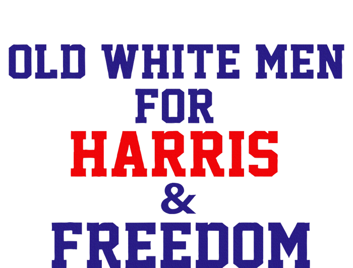 Old White For Harris And Freedom Election Women's T-Shirt