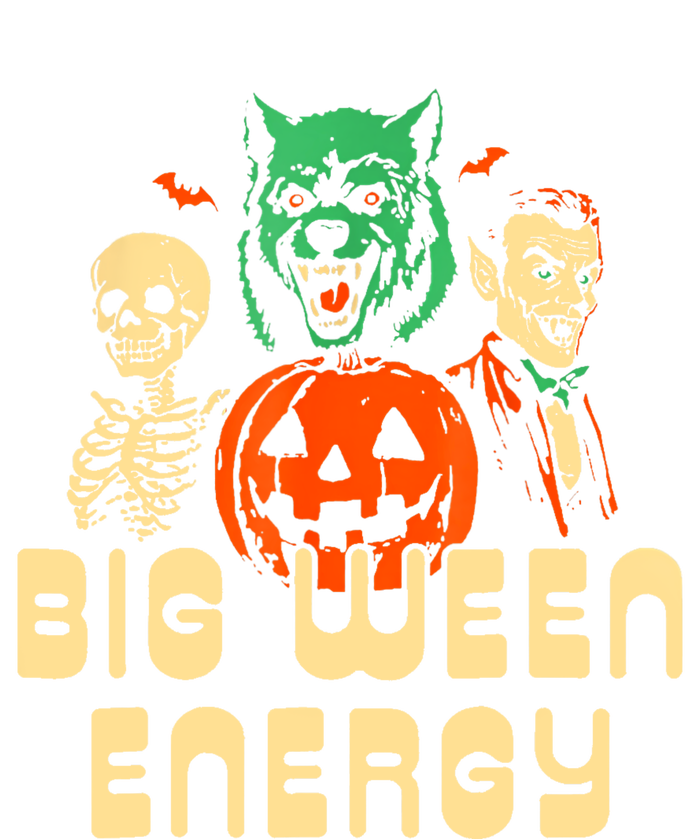 Funny Halloween Big Ween Energy Cooling Performance Long Sleeve Crew