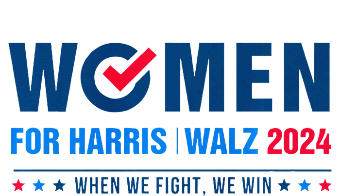 Women For Harris Walz 2024 When We Fight We Win Premium T-Shirt