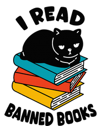 I Read Banned Books Black Cat Reader Bookworm Kids Long Sleeve Shirt