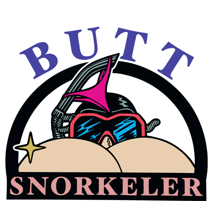 Butt Snorkeler Ladies PosiCharge Competitor Racerback Tank