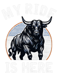 Bull Riding My Ride Is Here Western Cowboy Ranch Rodeo T-Shirt