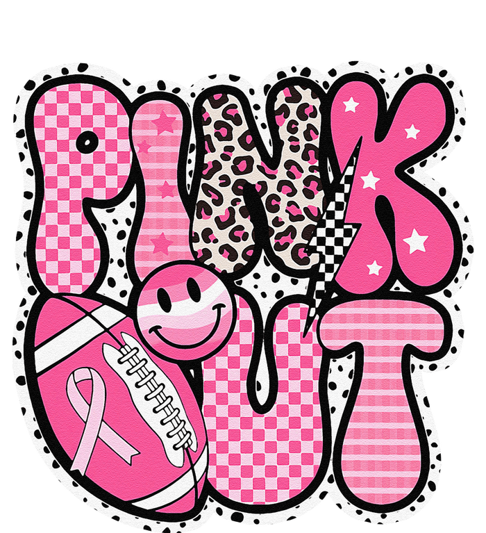 P.Ink Out Football Team Breast Cancer Awareness Month Gift Bumper Sticker