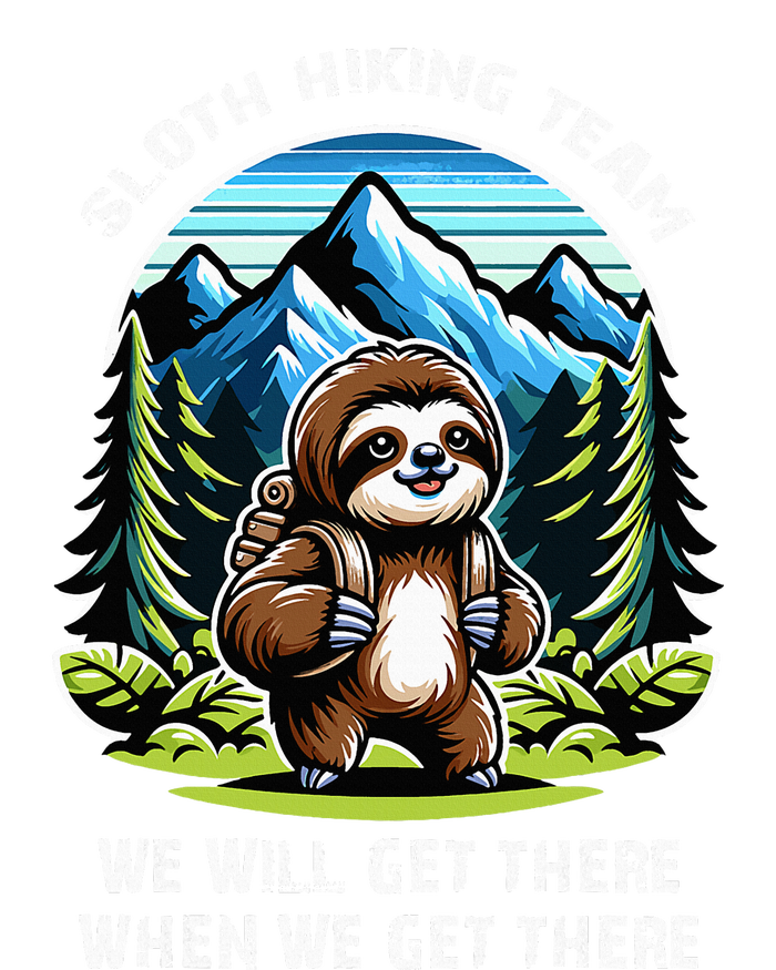 Mountain Sloth Hiking Team Hiking Tall Hoodie