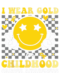 Retro I Wear Gold For Childhood Cancer Awareness Urban Pullover Hoodie