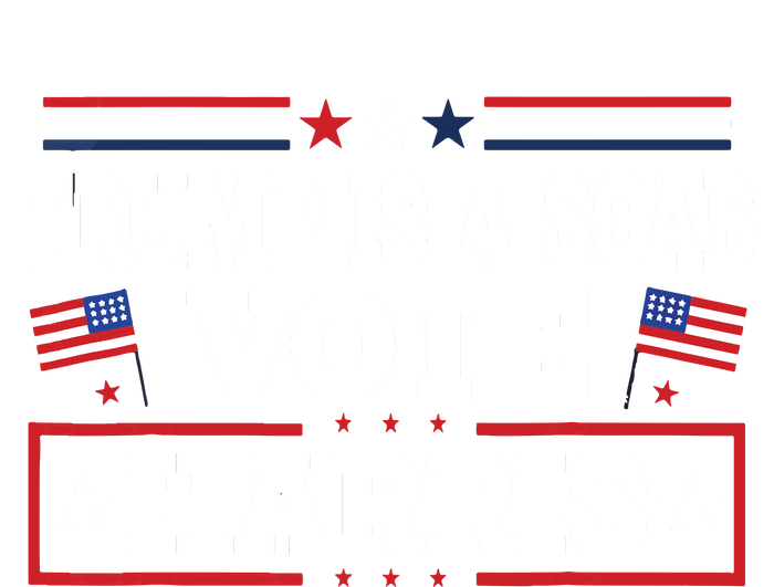 Trump Is A Scab Vote Kamala Harris 2024 Long Sleeve Shirt