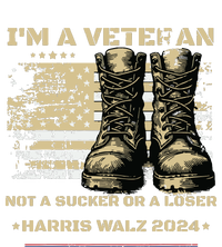 Veterans For Kamala Harris Tim Walz 2024 Election Usa Flag T-Shirt