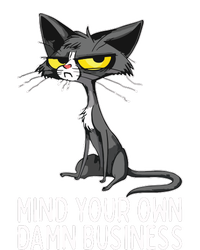 Waltz 2024 Mind Your Own Damn Business Cat Lady Funny T-Shirt