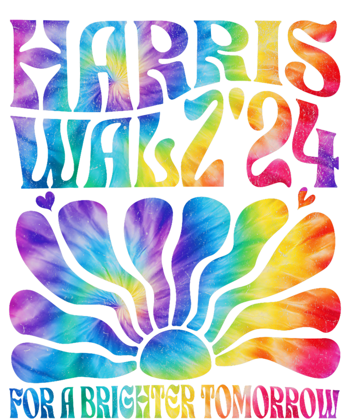 Tie Dye Harris Waltz 2024 Election Kamala Harris Tim Waltz T-Shirt