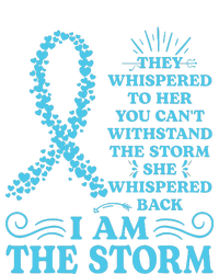 IM The Storm Warrior Teal Ribbon Women Ovarian Cancer Gift PosiCharge Competitor Tank