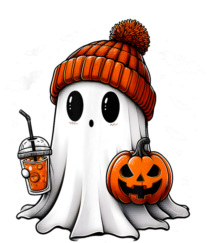 Cute Ghost Drink Pumpkin Halloween Gift Premium T-Shirt