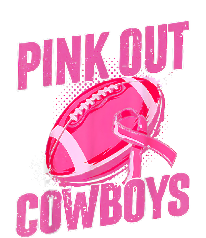 Cowboys Football Tackle Breast Cancer Gift Grommeted Golf Towel