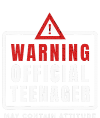 Warning Nager Birthday 13 Year Old Kids T-Shirt