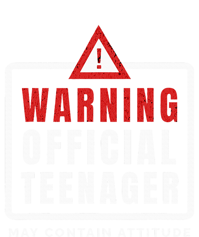 Warning Nager Birthday 13 Year Old Kids T-Shirt