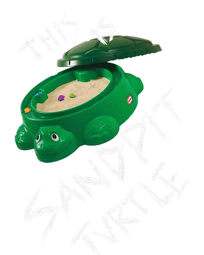 Kopie Von This Is Sandpit Turtle Bumper Sticker