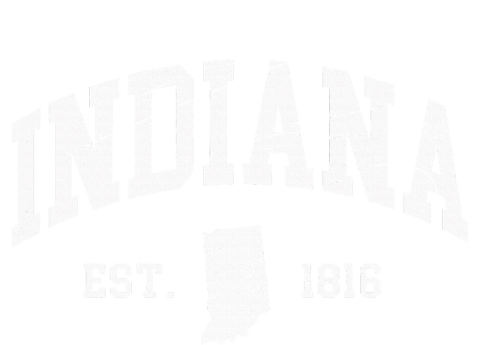 Indiana Est. 1816 Distressed Worn Design Classic Sweatshirt Cinch Pack Bag