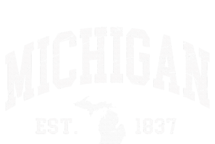 Michigan Est. 1837 Distressed Worn Design Classic T-Shirt