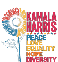 Kamala Harris Peace Love Equality Hope Diversity Tie Dye Hoodie