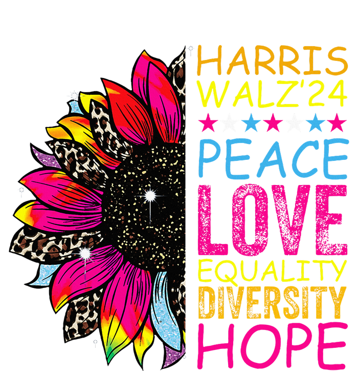 Kamala Harris Tim Walz 2024 Peace Lgbt T-Shirt