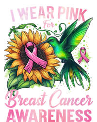 Breast Cancer Awareness Hummingbird Sunflower T-Shirt