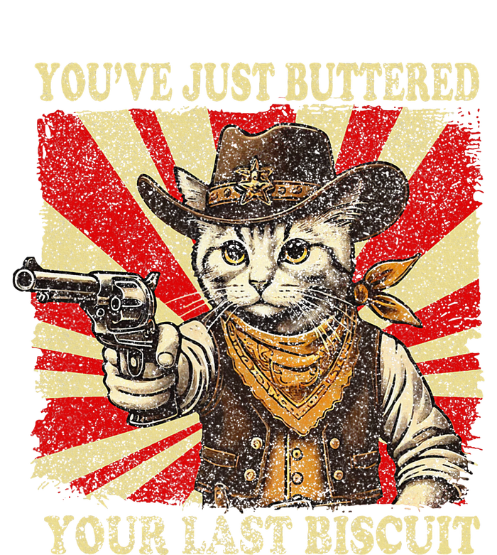 YouVe Just Buttered Your Last Biscuit Western Cat Cowboy Softstyle Adult Sport Polo