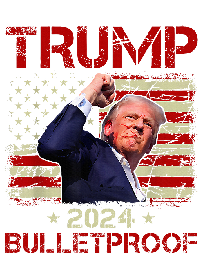 Trump Bulletproof Funny Donald Trump 2024 T-Shirt