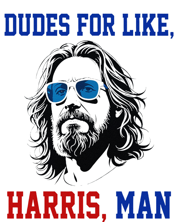 Dudes For Like Harris Man Funny White Dudes For Harris 2024 Gift T-Shirt