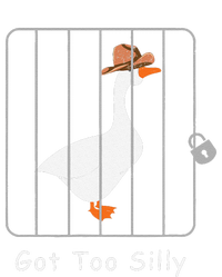 Funny Silly Goose Lover Mugshot Meme Got Too Silly Gift Bumper Sticker