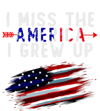 I Miss The America I Grew Up In Distress American Flag Tall Sweatshirt