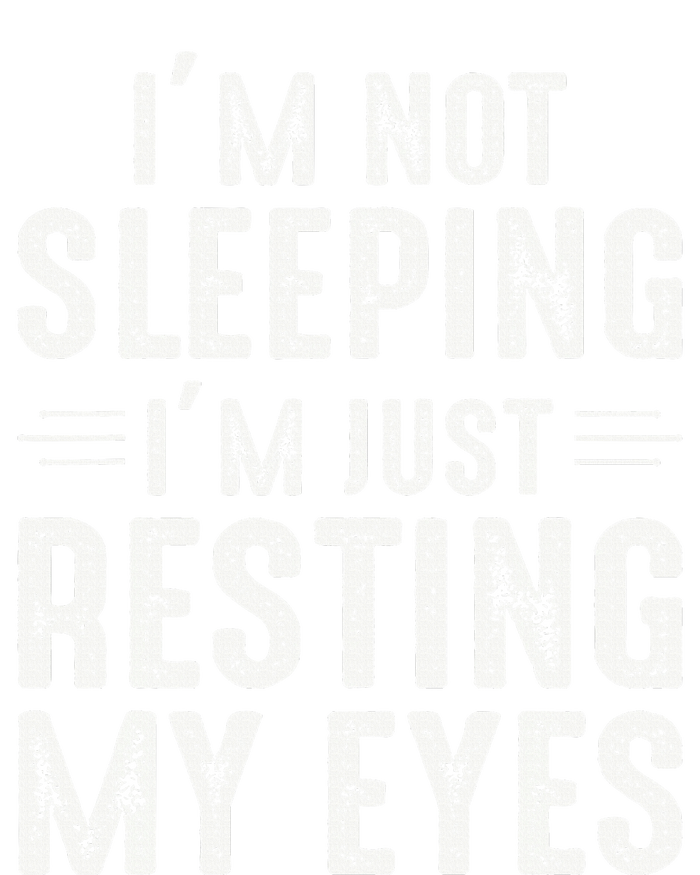 Im Not Sleeping Im Just Resting My Eyes Dad Joke Bella+Canvas Jersey Crop Tee