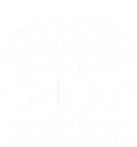 I Like Bourbon Golf Lover Golfing Golfer Putter T-Shirt