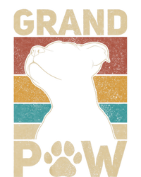 Grandpaw Dog Grandpa Funny Dog Lover Grandfather Pitbull Women's Tri-Blend 3/4-Sleeve Raglan Shirt