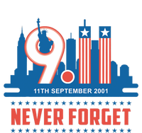 Never Forget September 11 2001 Memorial Day American Flag T-Shirt