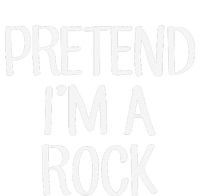 Pretend IM A Rock Costume Family Lazy Easy Halloween T-Shirt