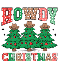 Howdy Christmas Tree Western Tumbler Merry And Bright Christmas Cowboy T-Shirt