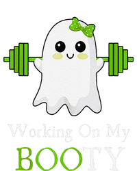 Working On My Booty Ghost Halloween Gym Humor Bodybuilder Long Sleeve Shirt