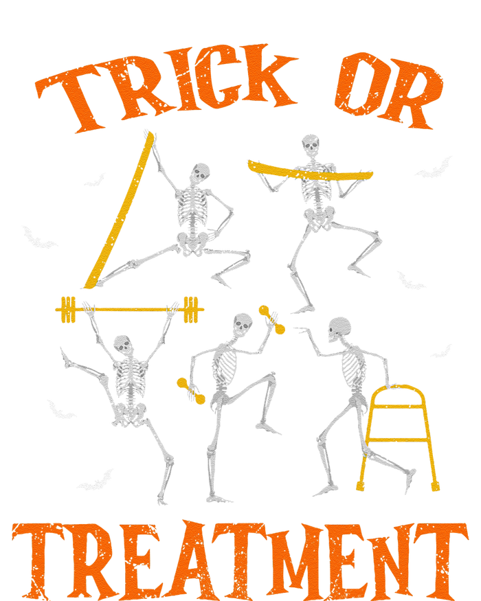 Trick Or Treatment Pt Physical Therapy Therapist Halloween Dry Zone Grid Polo