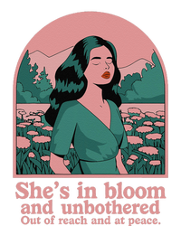 She’S In Bloom And Unbothered Out Of Reach And At Peace Kids Long Sleeve Shirt