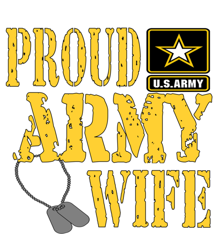 Proud Army Wife Gift Military Pride Meaningful Gift Women's T-Shirt