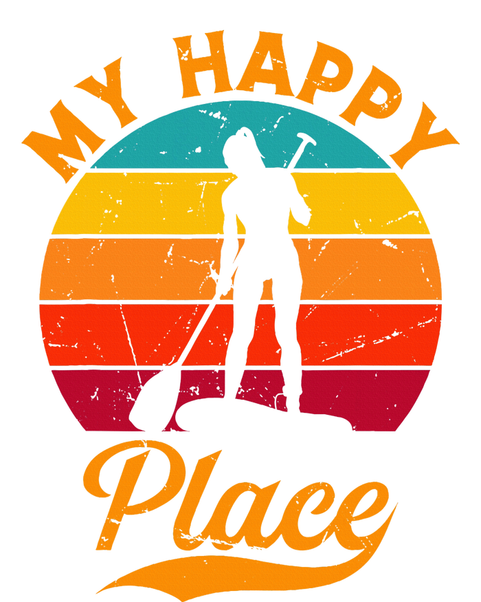 Sup Girl My Happy Place Water Sports Stand Up Paddle Board Hoodie